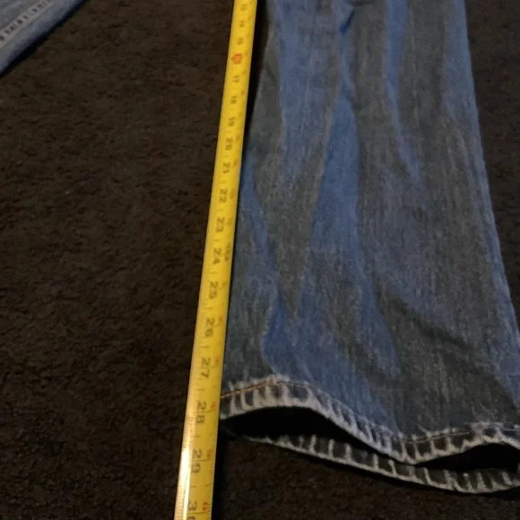 Vintage Sz 36 x 30 Men’s Levis 505 Regular Fit Jeans Medium Blue Y2K 90s - Picture 8 of 8